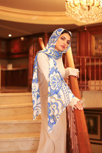 White & blue elegance