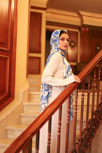 White & blue elegance
